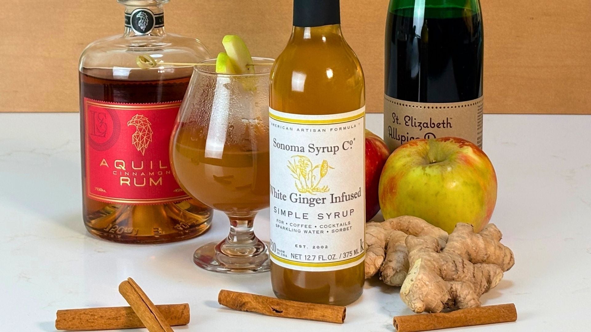 Ginger Cinnamon Hot Cider - Sonoma Syrup Co.