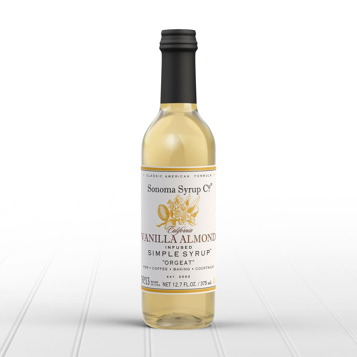 No. 13 Almond (Orgeat) Infused Simple Syrup - Sonoma Syrup Co.