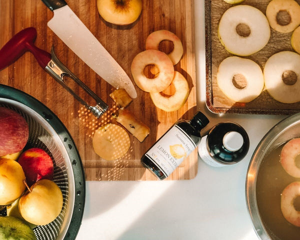 Dehydrated Vanilla Infused Apples