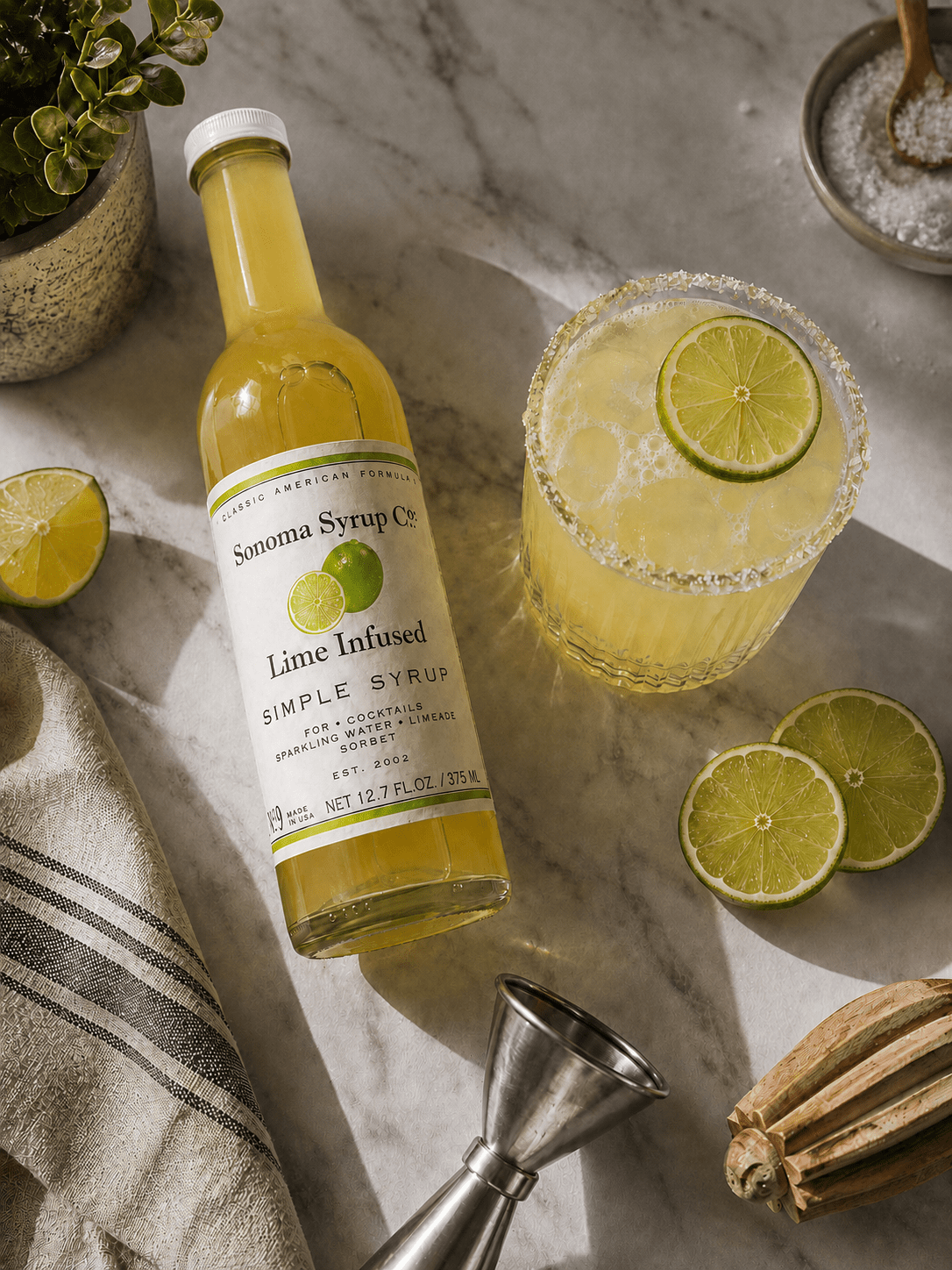Classic Lime Margarita - Sonoma Syrup Co.