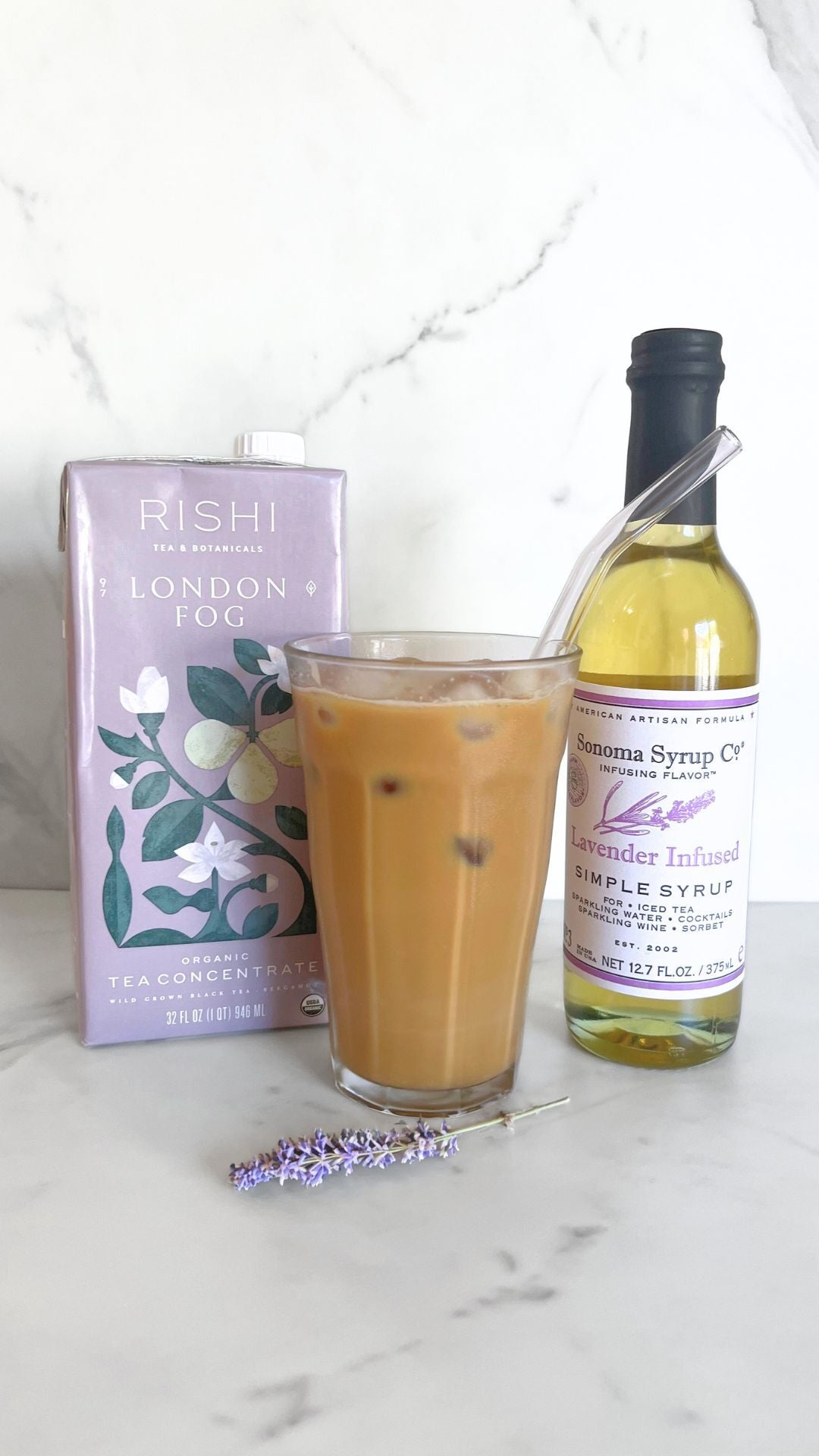 Lavender Dirty London Fog - Sonoma Syrup Co.