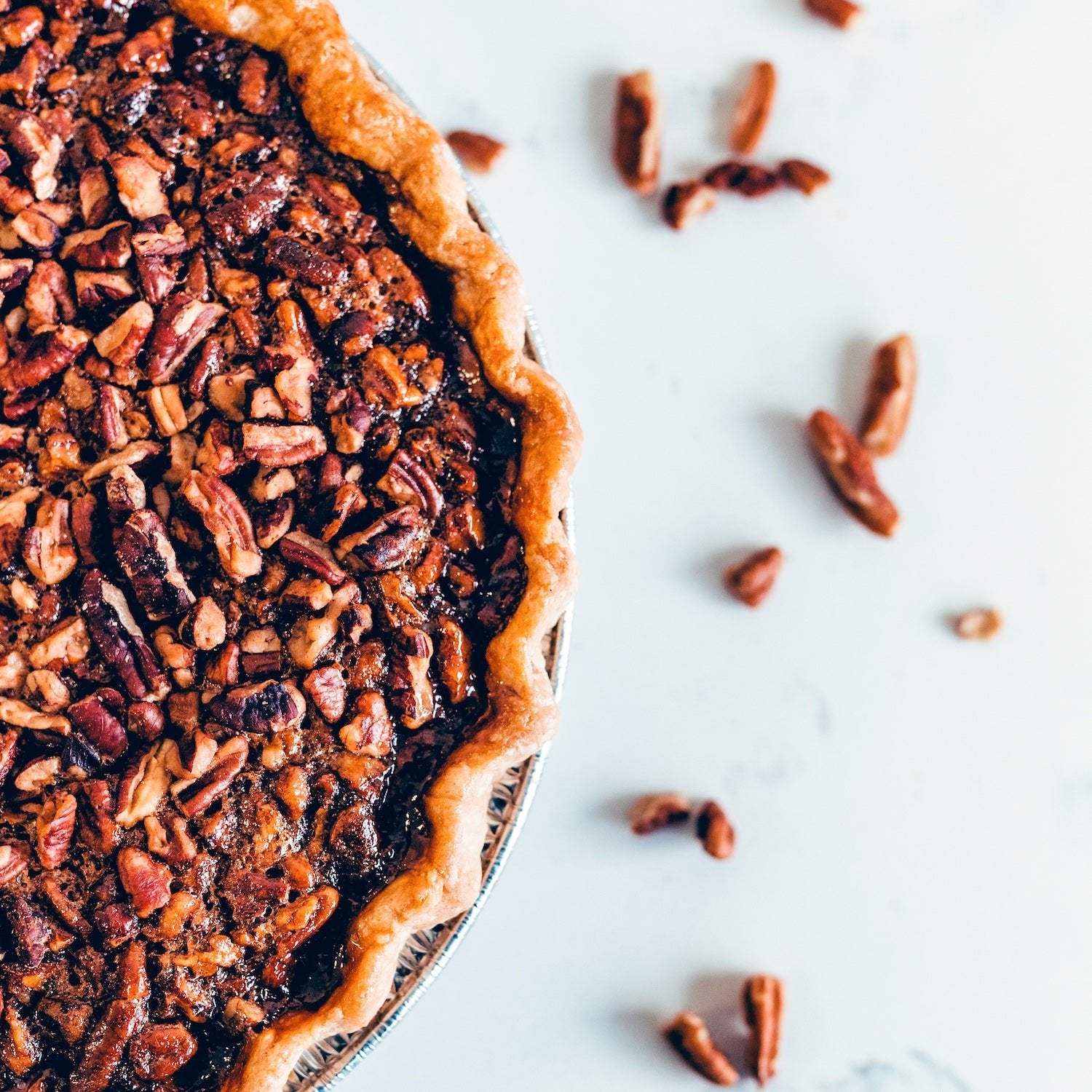 Pecan Tart with Vanilla Bean Crème Fraiche - Sonoma Syrup Co.