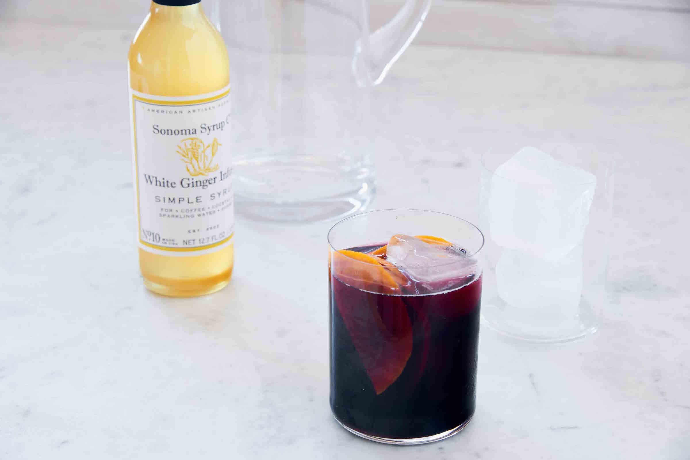Spicy Ginger Sangria - Sonoma Syrup Co.