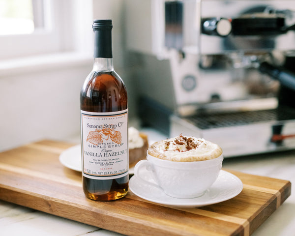 Vanilla Hazelnut Latte - Sonoma Syrup Co.