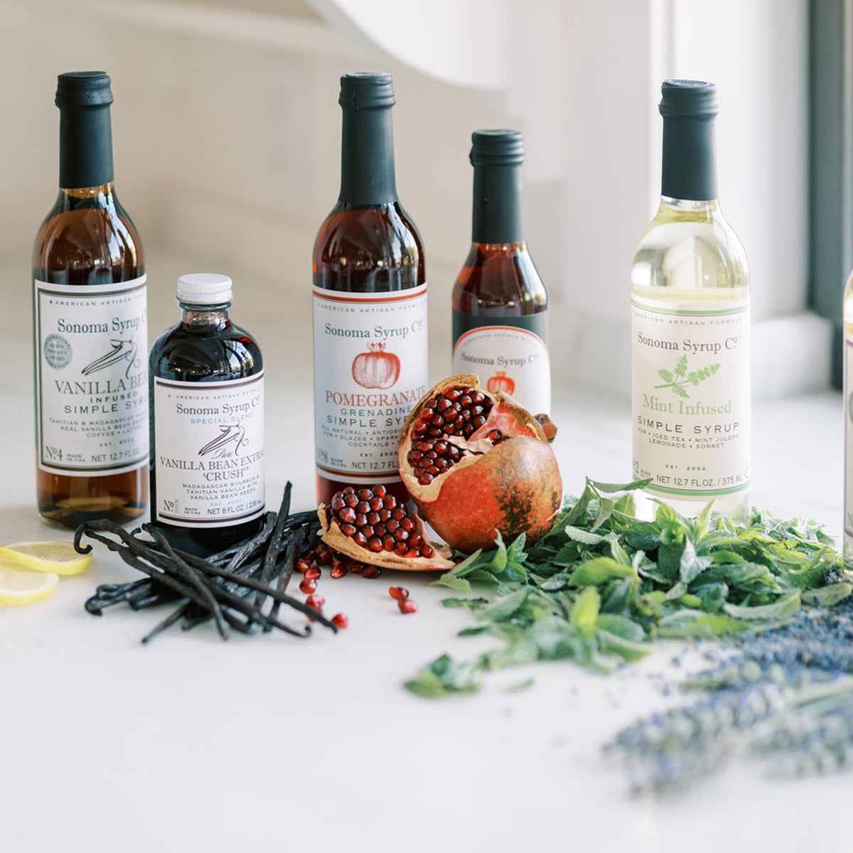 Sonoma Syrup Co Vanilla Bean Simple Syrup 12.7 oz - Perfect for Coffee,  Cocktails, & Cooking | Buy Now with Express International Delivery |  GoSupps.com Sonoma Syrup Co Vanilla Almond Simple Syrup 12.7 fl oz for Cocktai