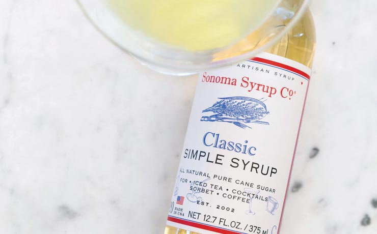 Sonoma Syrup  Vanilla Almond (Orgeat) Infused Simple Syrup