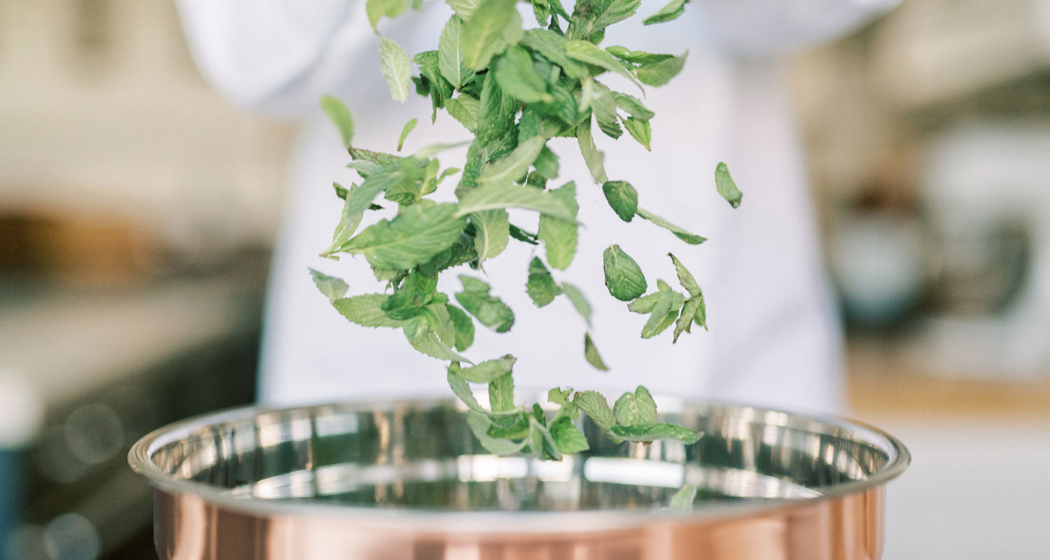 The classic taste of spearmint was inspired by a large mint patch in our Sonoma Valley garden