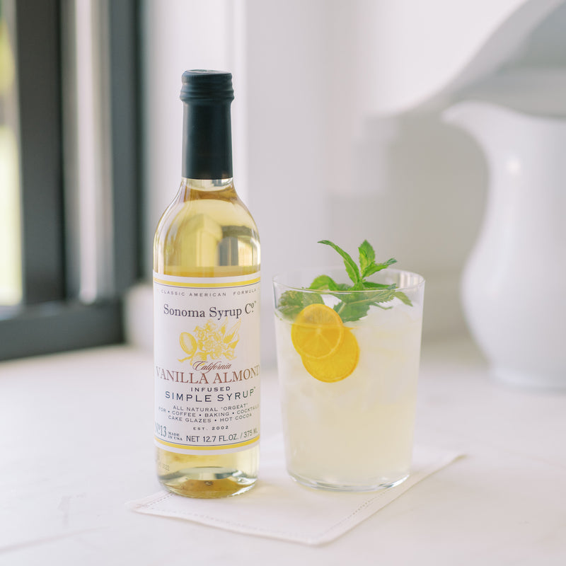 Picture of a classic Mai Tai cocktail made with Vanilla Almond (Orgeat) Simple Syrup