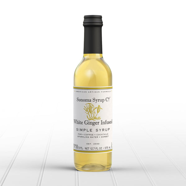 No. 10 White Ginger Infused Simple Syrup - Sonoma Syrup Co.