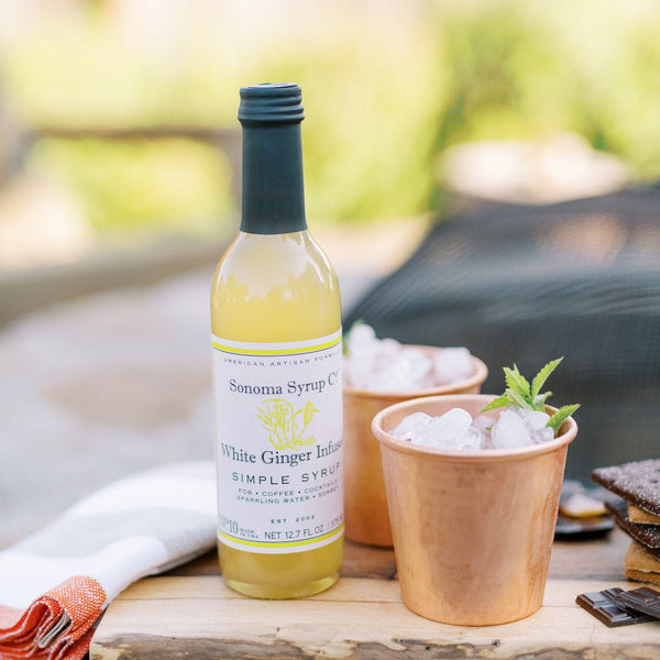 No. 10 White Ginger Infused Simple Syrup - Sonoma Syrup Co.