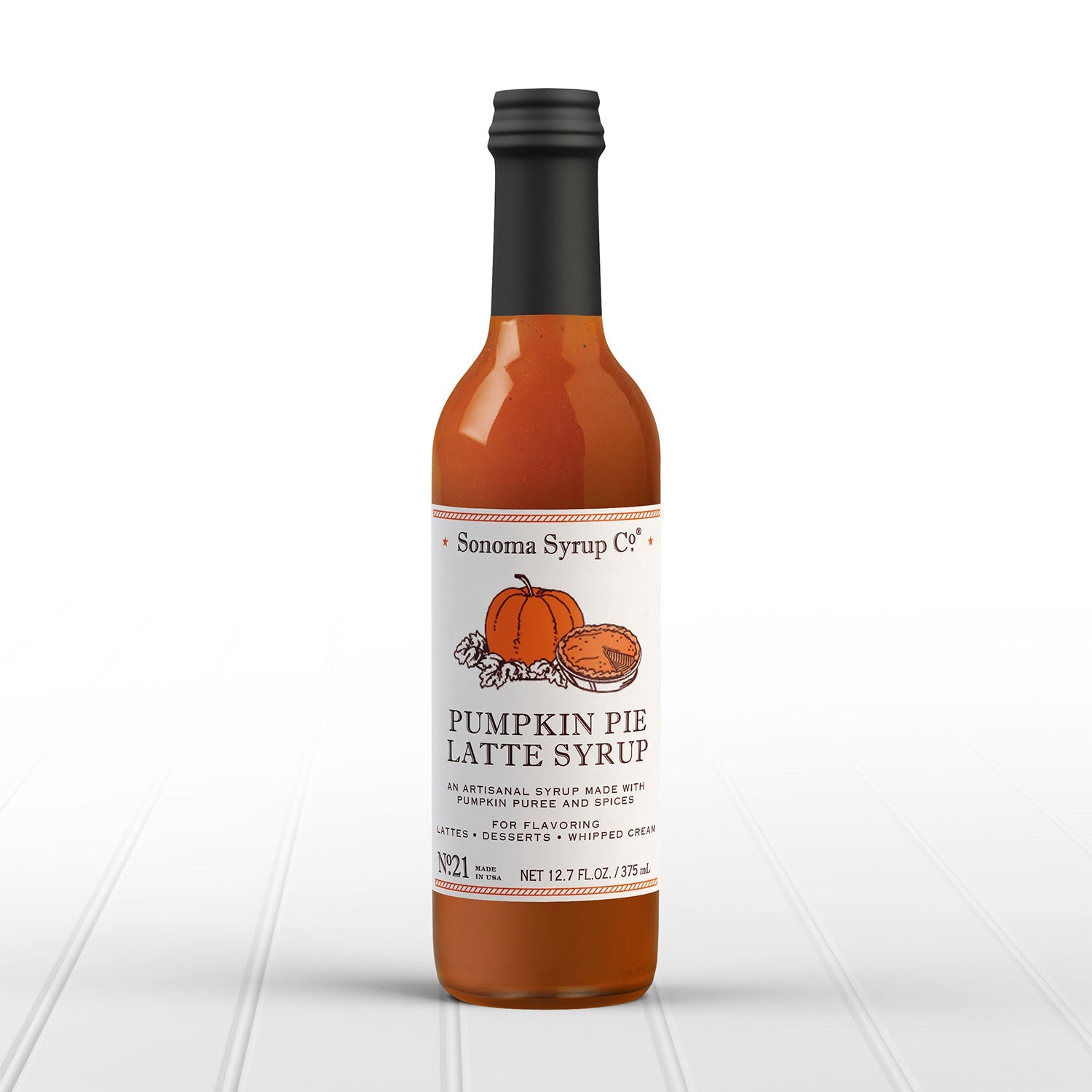No. 21 Pumpkin Pie Latte Syrup - Sonoma Syrup Co.