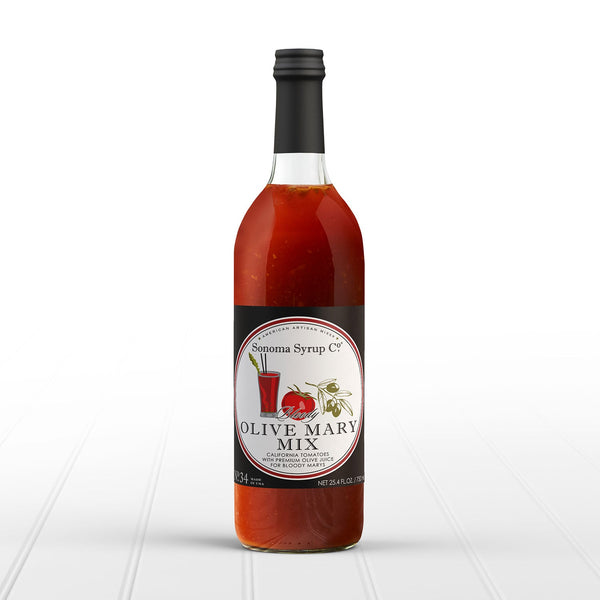 Olive Mary Artisan Mixer with olive juice for Bloody Mary