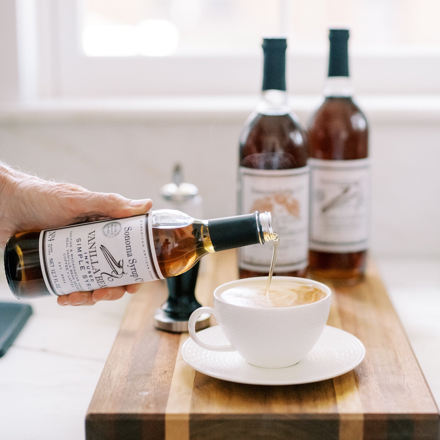 No. 4 Vanilla Bean Infused Simple Syrup - Sonoma Syrup Co.