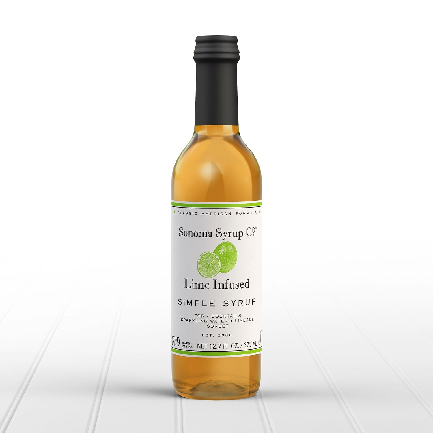No. 9 Lime Infused Simple Syrup - Sonoma Syrup Co.