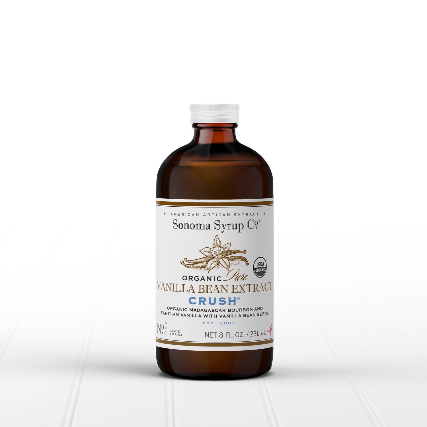 Organic Pure Vanilla Bean Extract “Crush®” - Sonoma Syrup Co.